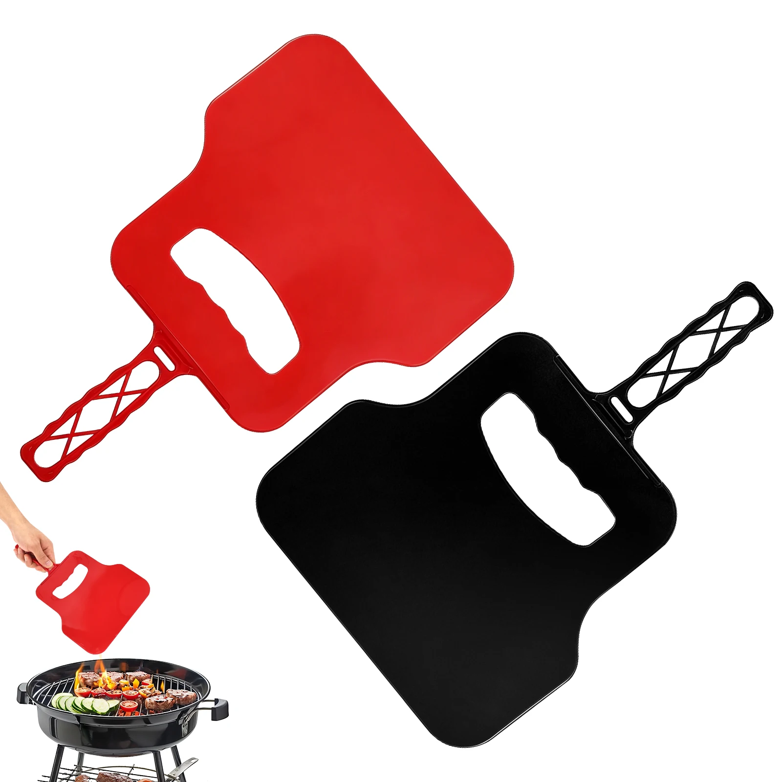 Outdoor Camping Ventilator - Ventilatore Manuale in Plastica, Strumento Portatile