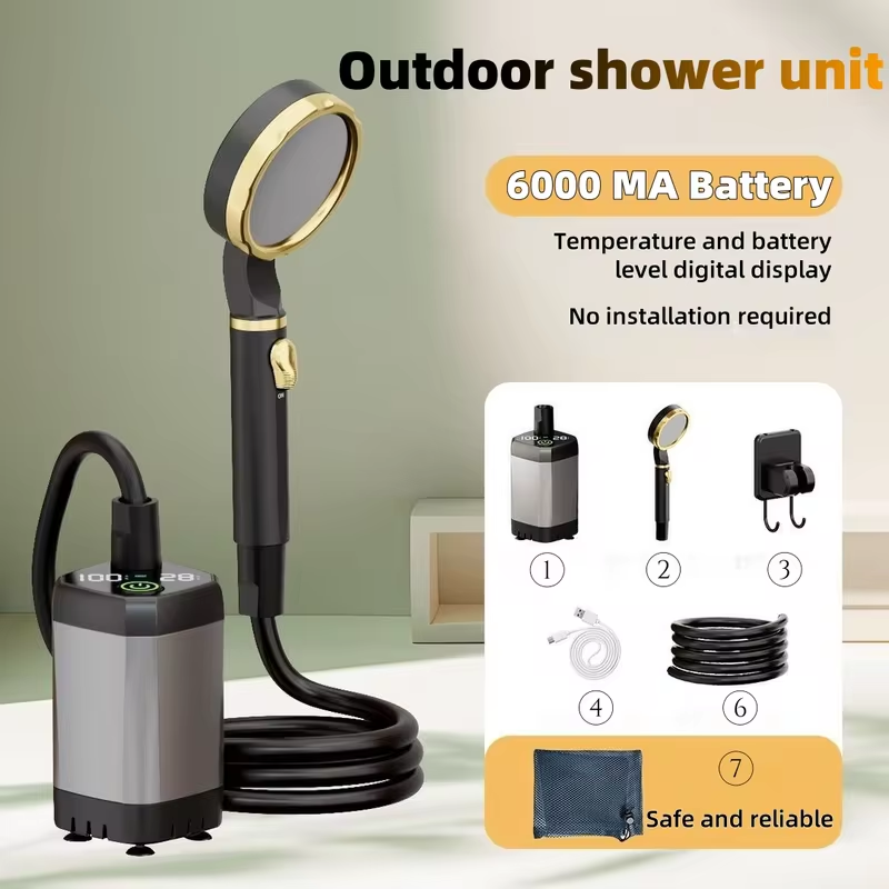 Outdoor Camping Kit - Doccia Elettrica Portatile da Esterno, Kit