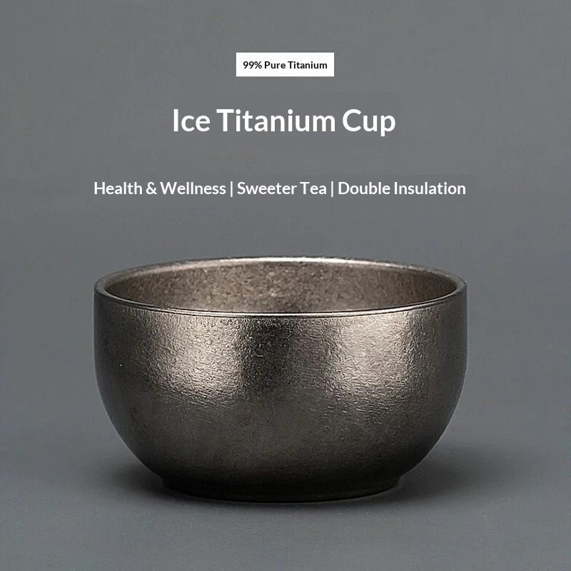 Outdoor Camping Outfit - Tazza da tè in titanio di