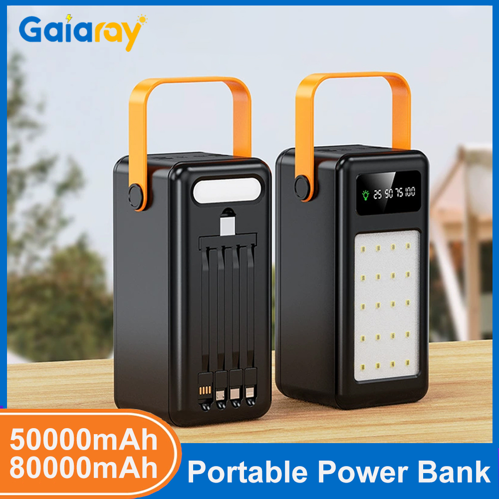 Outdoor Camping Kit - Power Bank Portatile 50000mAh 80000mAh Ricarica