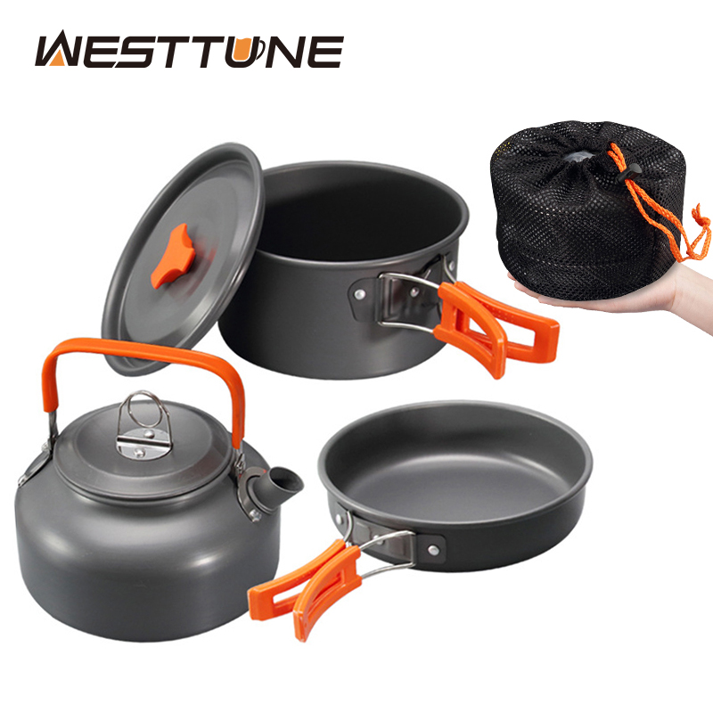 Camp Cooking Set - WESTTUNE Kit di pentole da campeggio