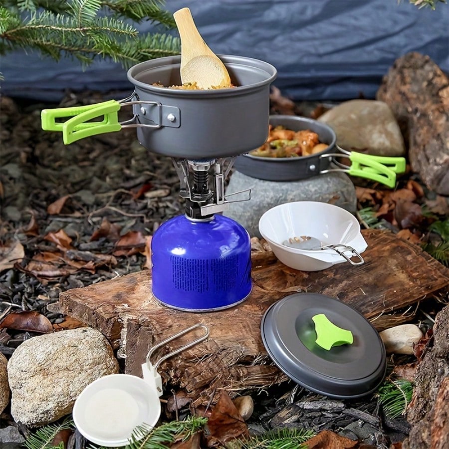 Camp Cooking Set - Set da campeggio per cucinare: pentola