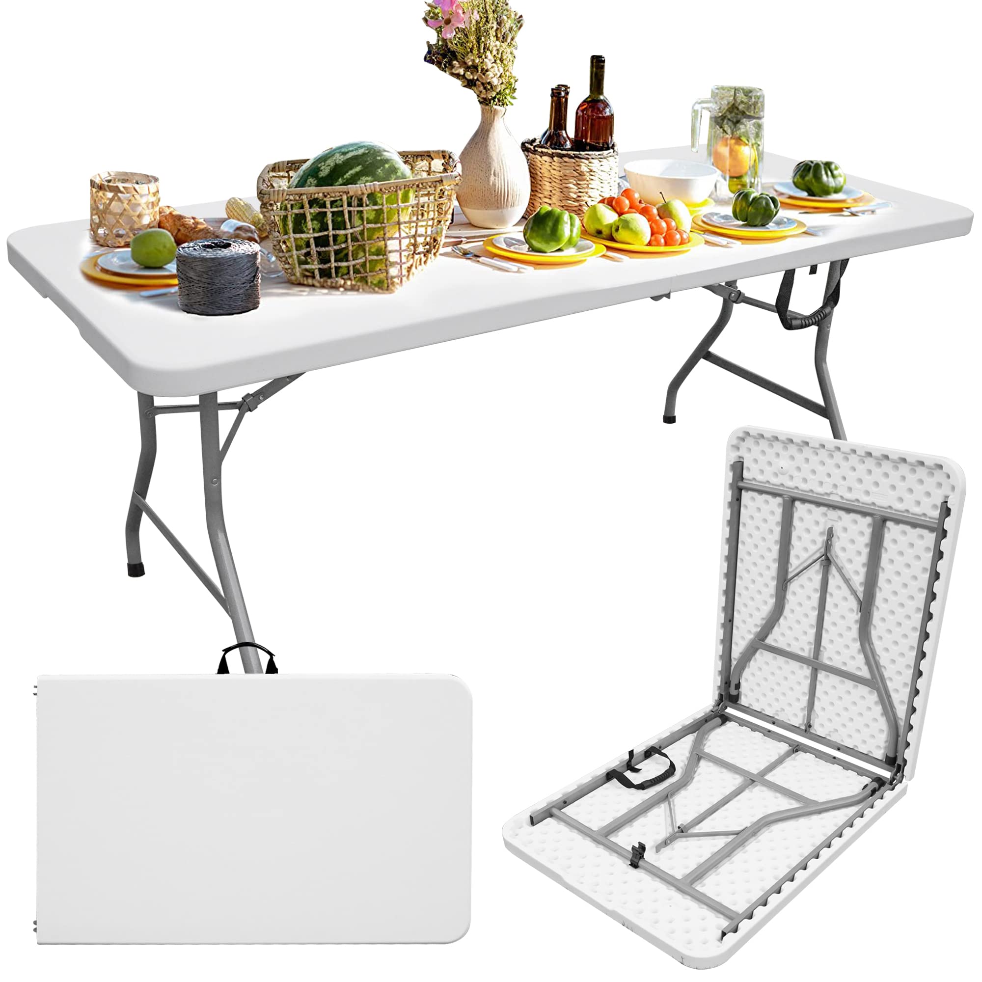Outdoor Camping Rental - Tavoli Pieghevoli in Plastica Leggeri e