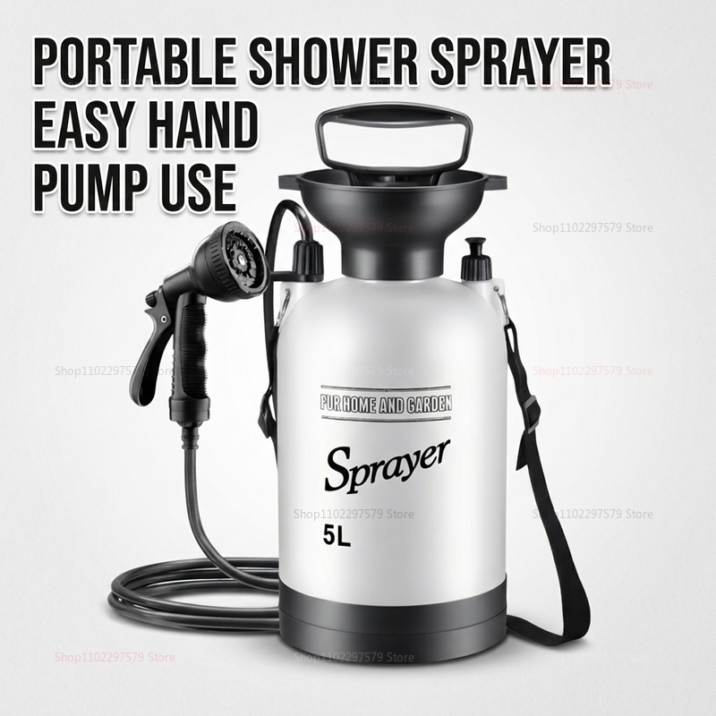 Portable Camping Shower - Doccia Portatile da Campeggio 5L con