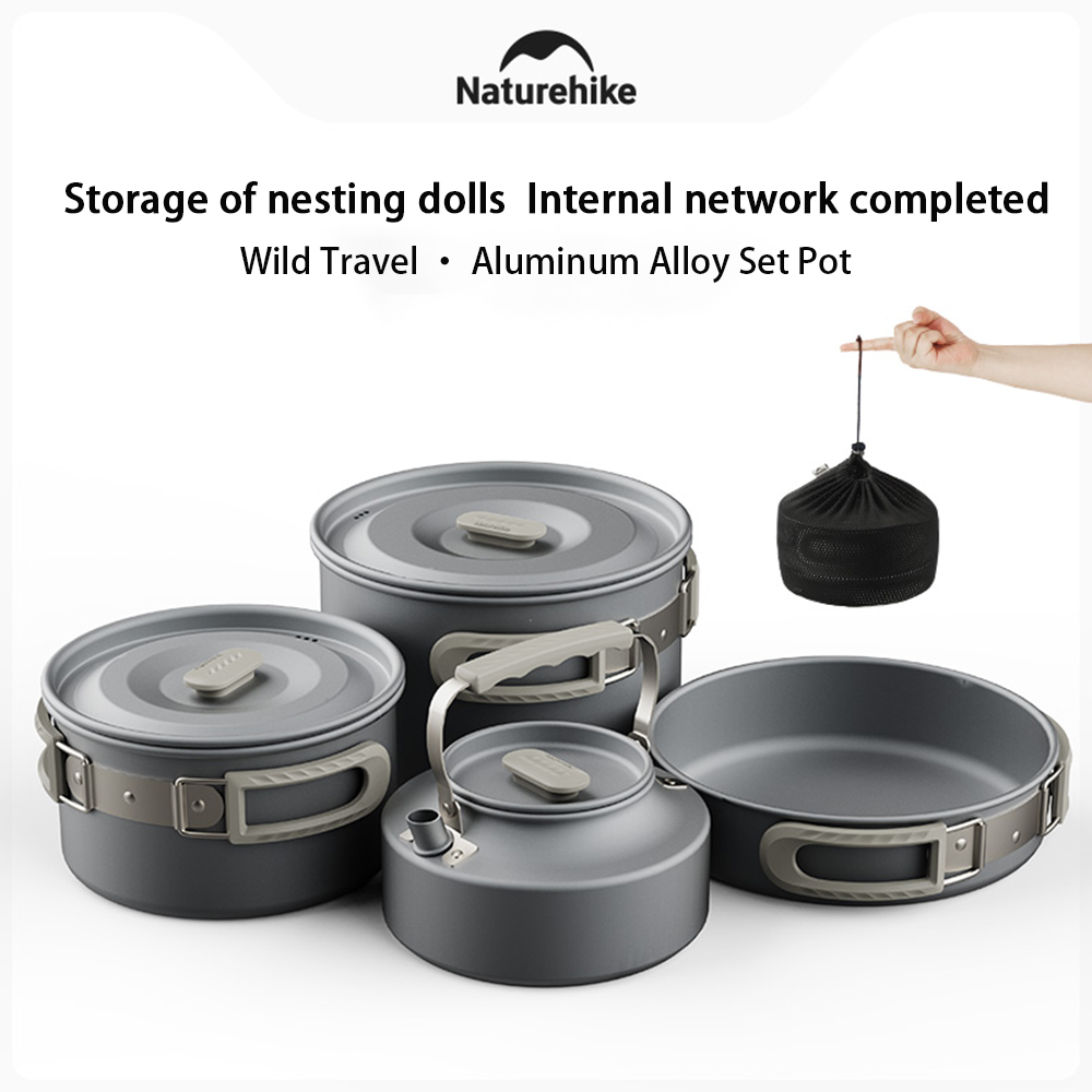 Camp Cooking Set - Naturehike Set di pentole da esterno,