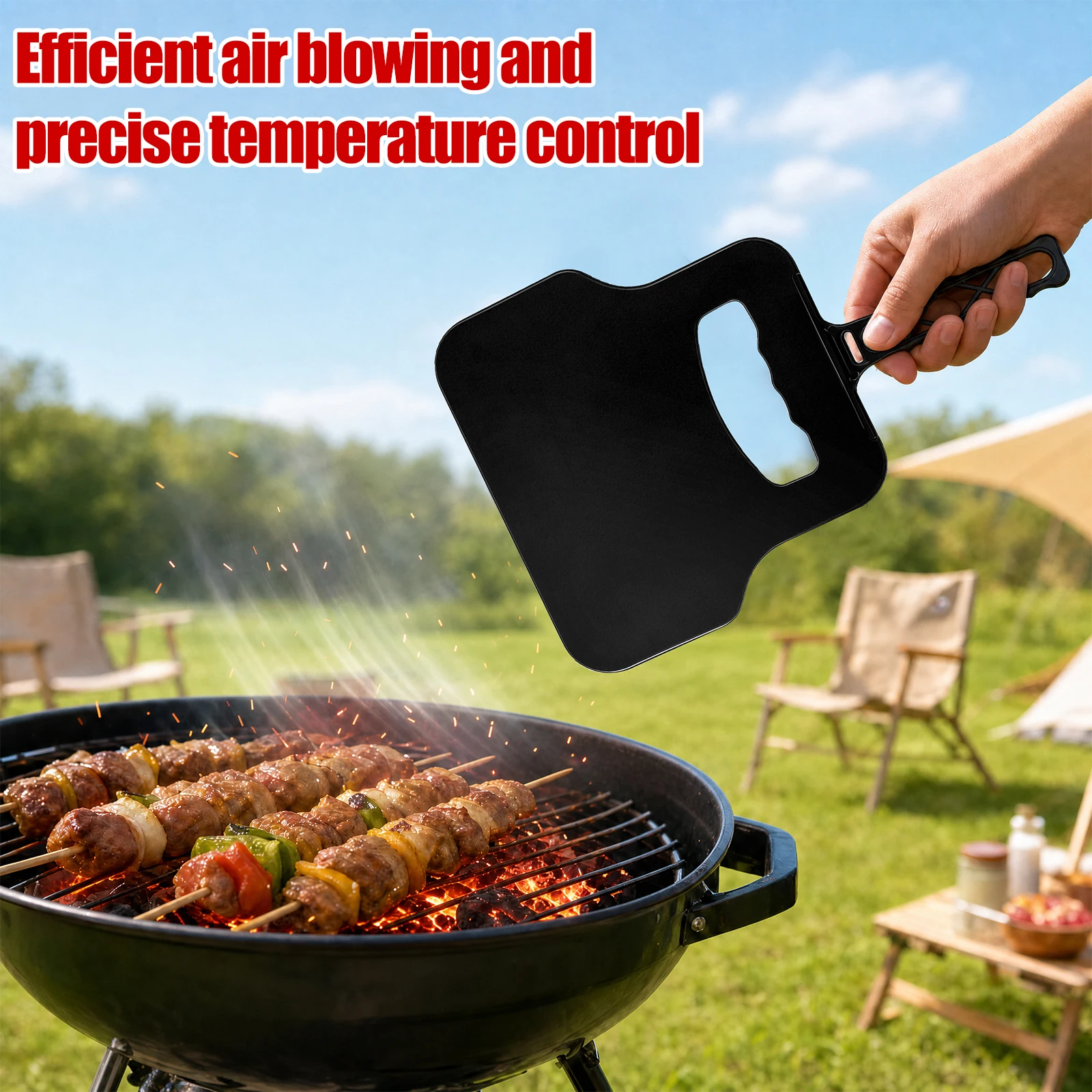 Ventilatore Manuale in Plastic - Outdoor Camping Ventilator recensione e prezzo
