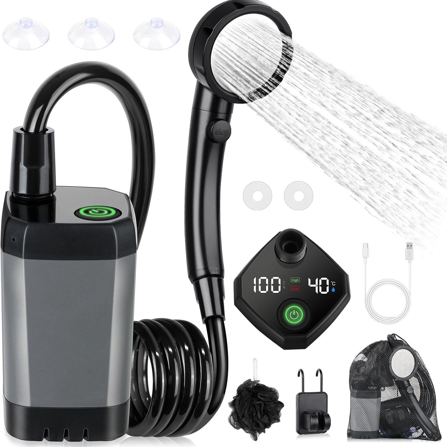Doccia Elettrica Portatile Aut - Portable Camping Shower recensione e prezzo