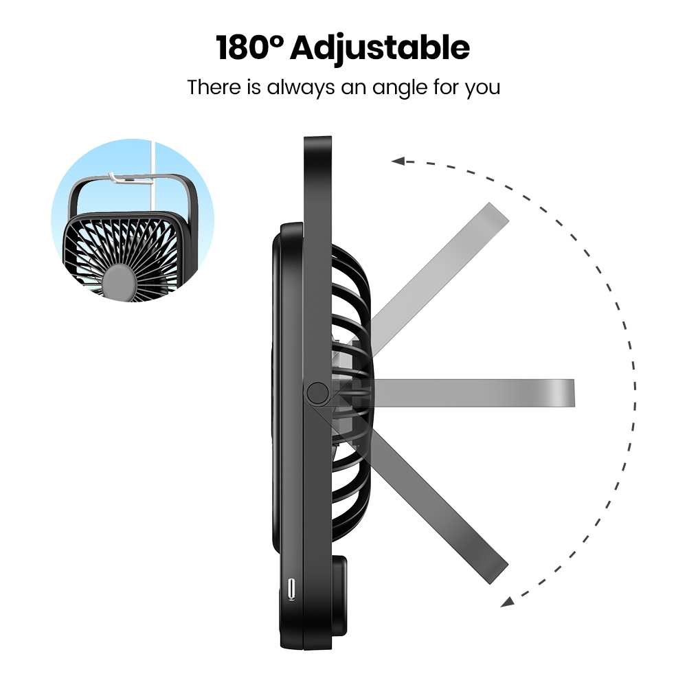 TOPK Mini ventilatore portatil - Outdoor Camping Misting Fan recensione e prezzo