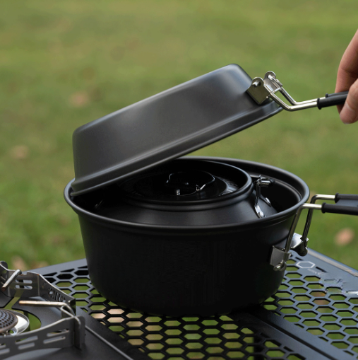 Set di pentole da campeggio in - Camp Cooking Set recensione e prezzo