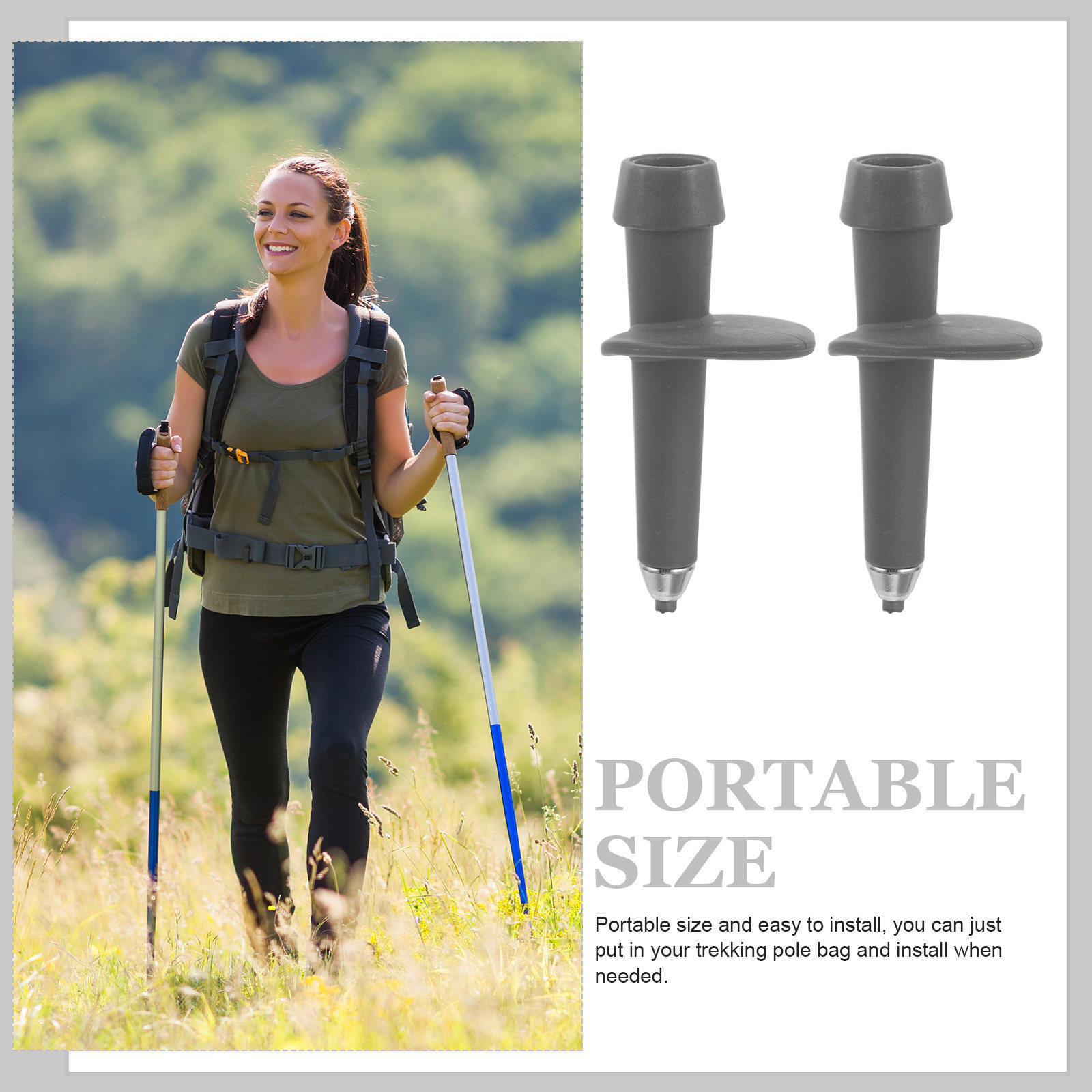 2 pezzi di coperture in acciai - Trekking Poles recensione e prezzo