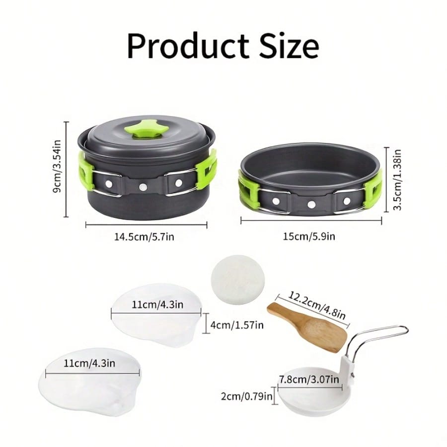 Set da campeggio per cucinare: - Camp Cooking Set recensione e prezzo