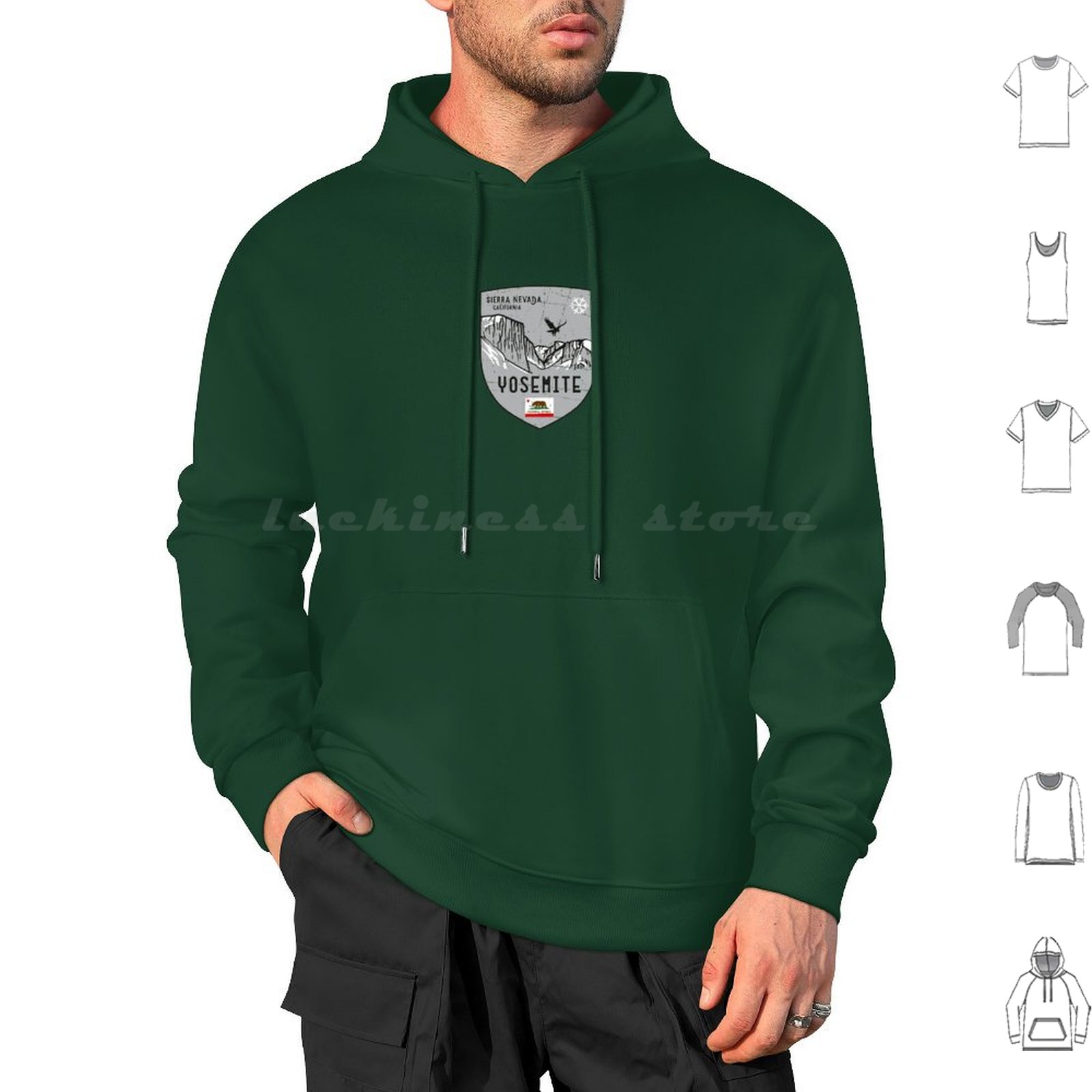 Yosemite California Emblem Fel - Outdoor Camping Yosemite recensione e prezzo