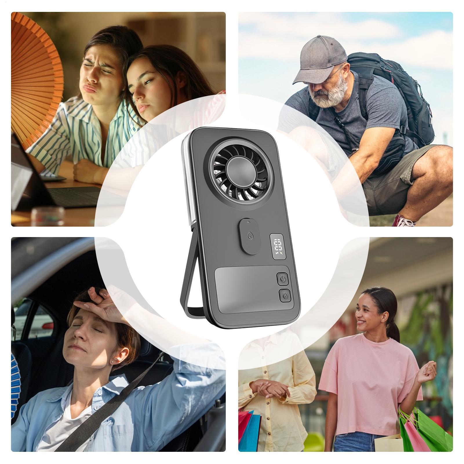 Ventilatore con Nebulizzatore, - Outdoor Camping Misting Fan recensione e prezzo