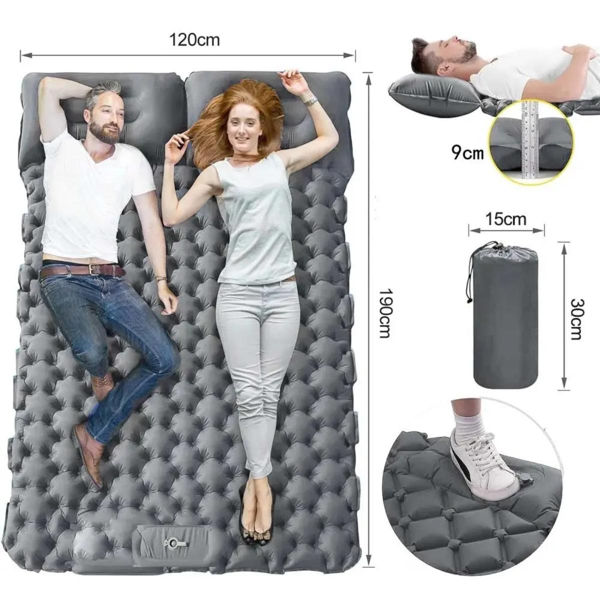 Materasso gonfiabile singolo e - Outdoor Camping Rug recensione e prezzo