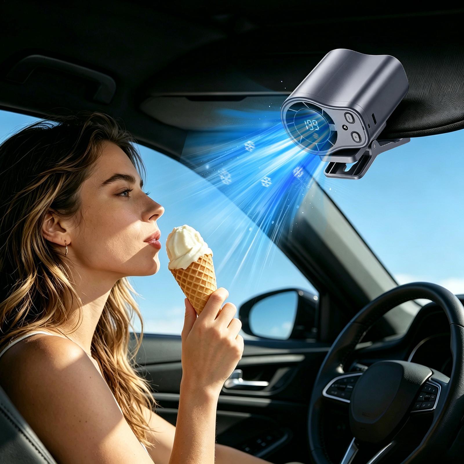 Ventilatore per Auto con Raffr - Outdoor Camping Misting Fan recensione e prezzo