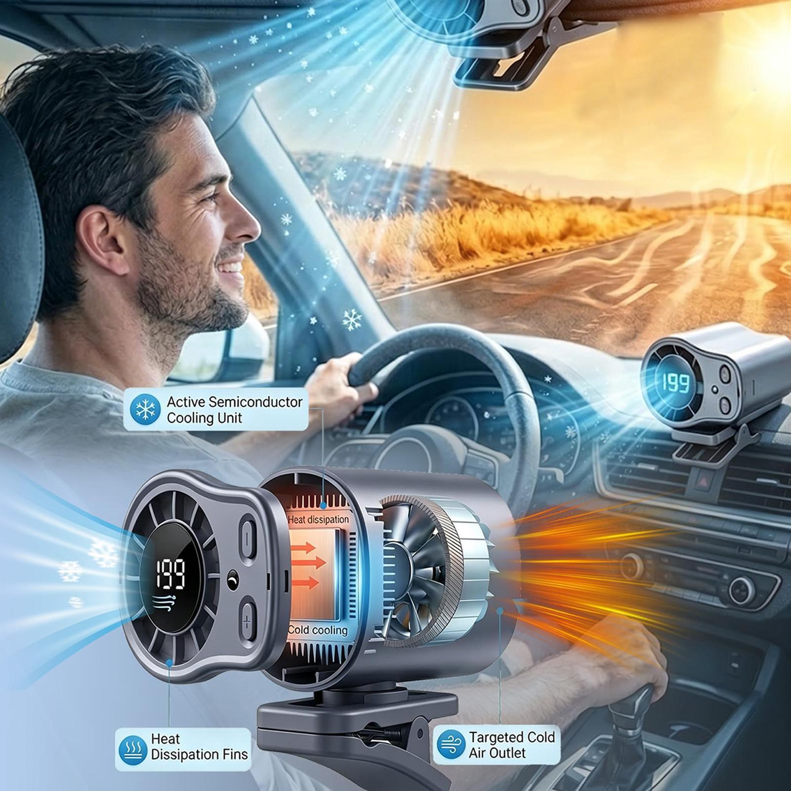 Ventilatore per Auto con Raffr - Outdoor Camping Misting Fan recensione e prezzo