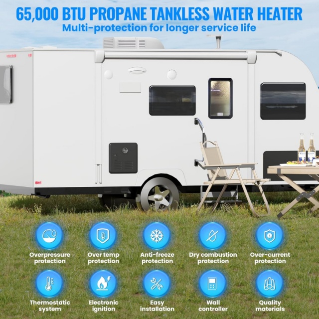 Scaldabagno Istantaneo a Gas P - Portable Camping Shower recensione e prezzo