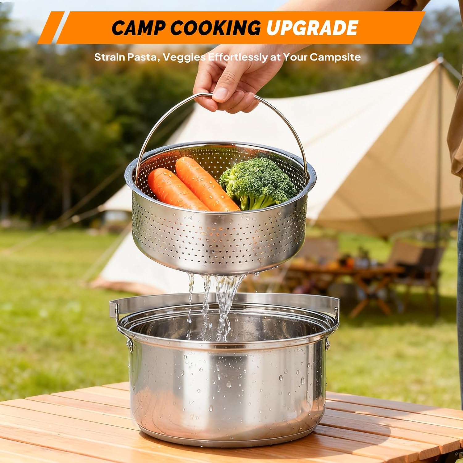 Set di 6 utensili da cucina, p - Camp Cooking Set recensione e prezzo