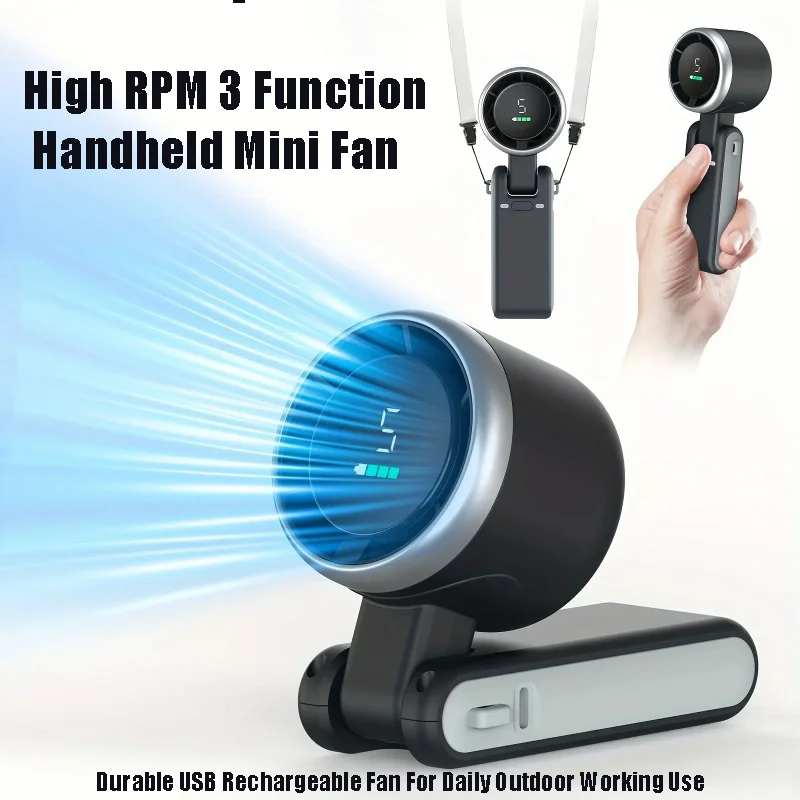 Mini Ventilatore a 5 Velocità, - Outdoor Camping Ventilator recensione e prezzo
