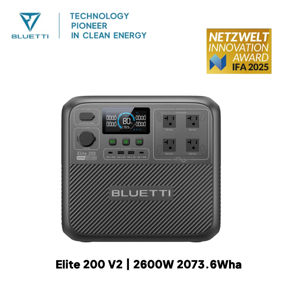 【Rinnovato】BLUETTI Elite 200 V - Outdoor Camping Kit recensione e prezzo