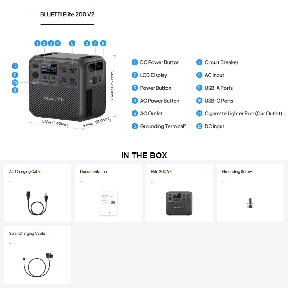 【Rinnovato】BLUETTI Elite 200 V - Outdoor Camping Kit recensione e prezzo