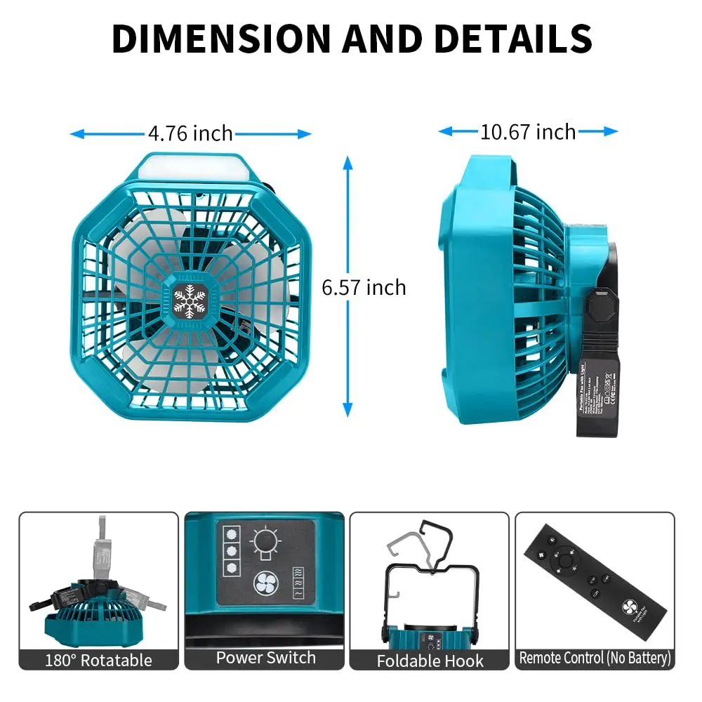 Ventilatore esterno portatile  - Outdoor Camping Misting Fan recensione e prezzo