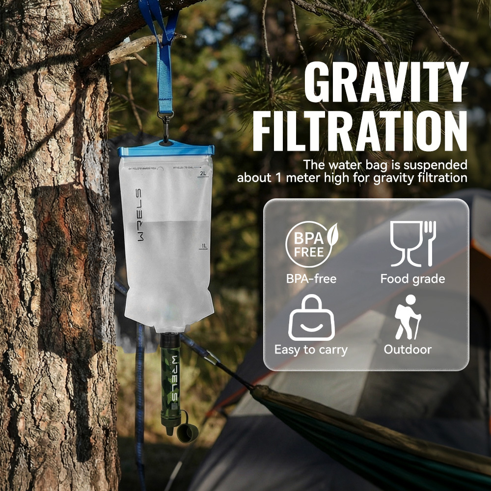 WRELS Set di filtri per l'acqu - Outdoor Camping Outfit recensione e prezzo