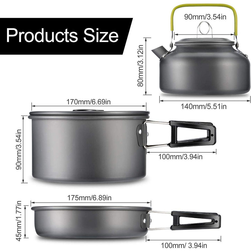 Set di utensili da cucina per  - Camp Cooking Set recensione e prezzo